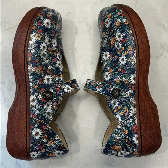 Alegria Opheliah Floral Print Mary Jane Shoes - Picture 6 of 16